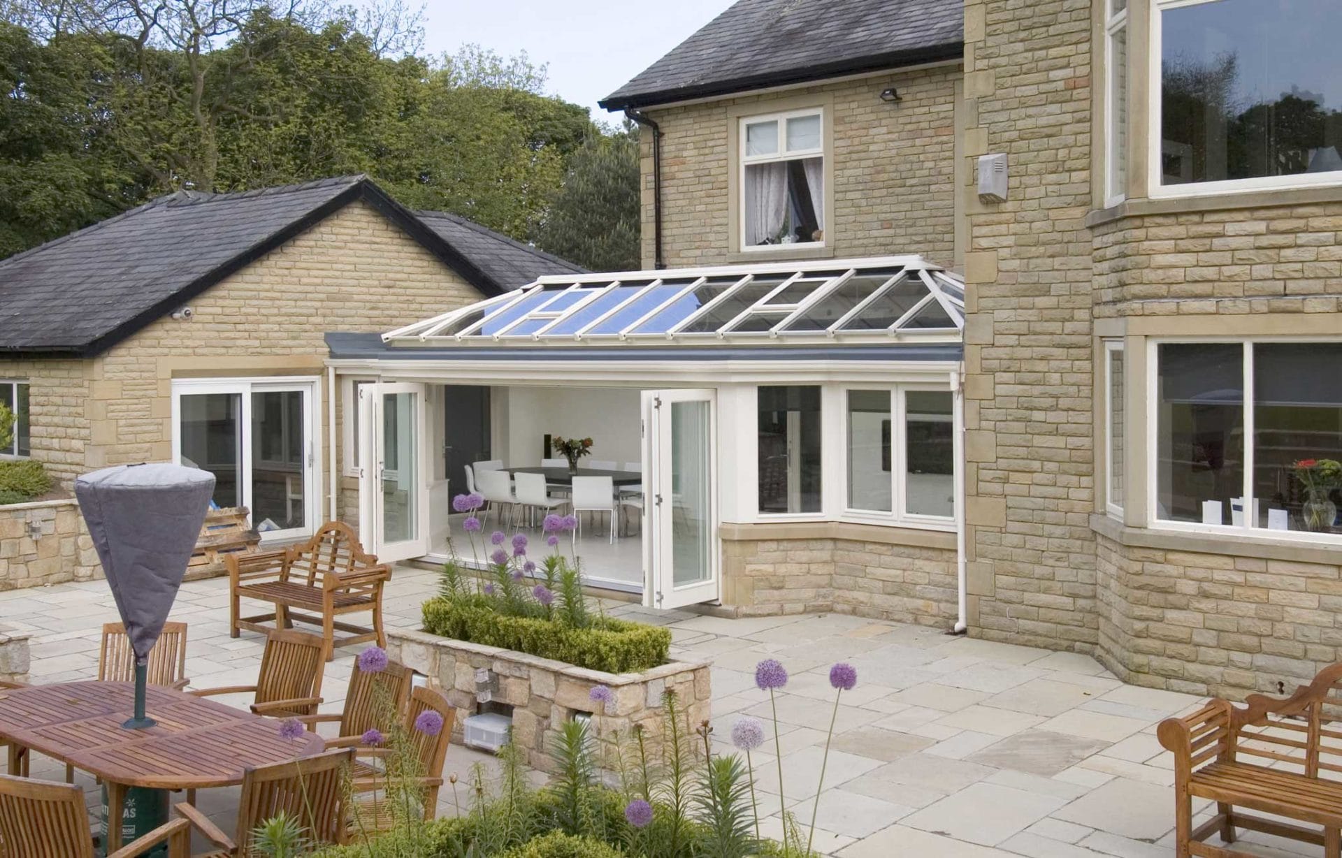 orangeries Otley with bifold doors